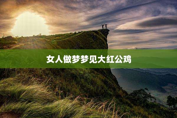 女人做梦梦见大红公鸡