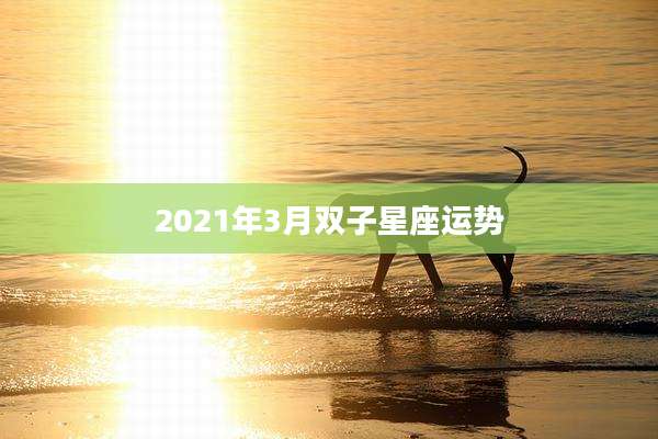 2021年3月双子星座运势