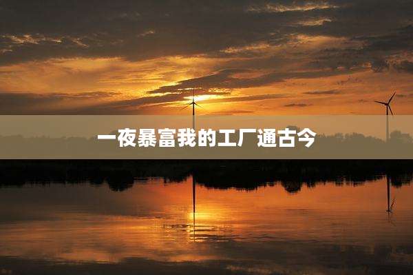 一夜暴富我的工厂通古今