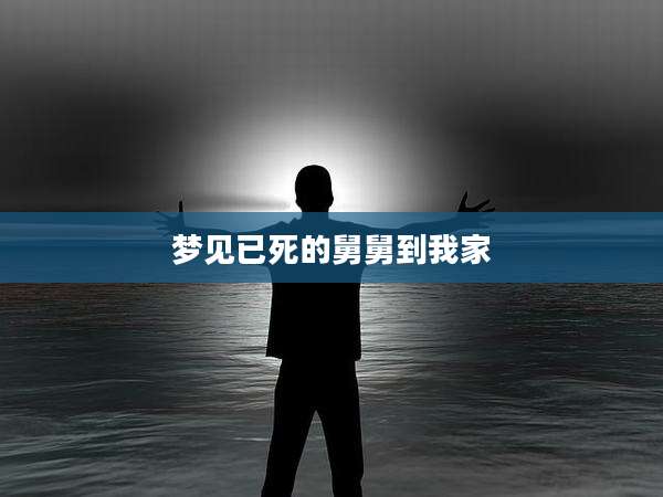 梦见已死的舅舅到我家