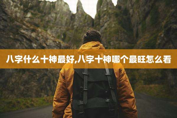 八字什么十神最好,八字十神哪个最旺怎么看