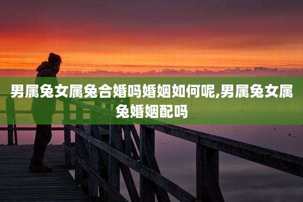 男属兔女属兔合婚吗婚姻如何呢,男属兔女属兔婚姻配吗