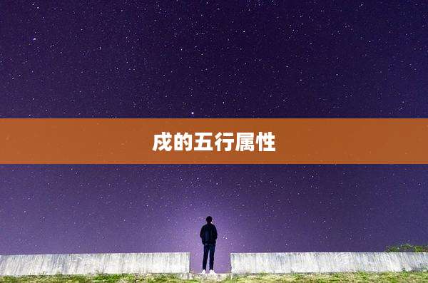 戍的五行属性