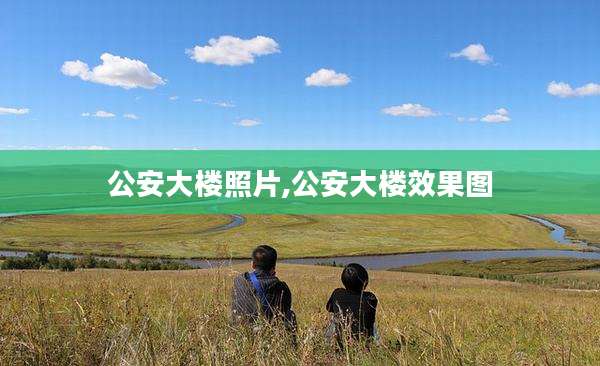 公安大楼照片,公安大楼效果图