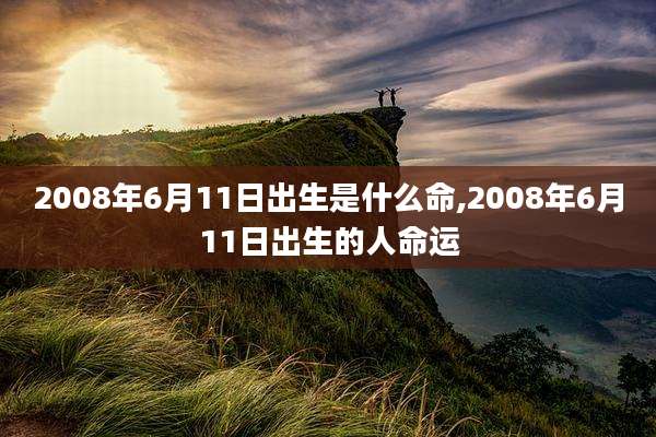 2008年6月11日出生是什么命,2008年6月11日出生的人命运