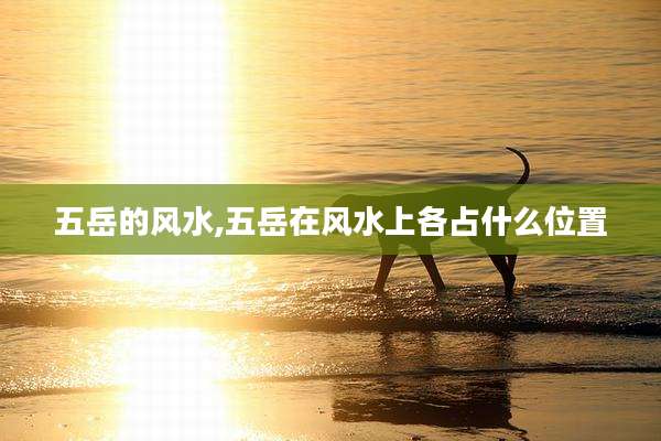 五岳的风水,五岳在风水上各占什么位置