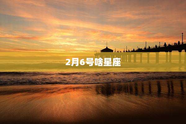 2月6号啥星座
