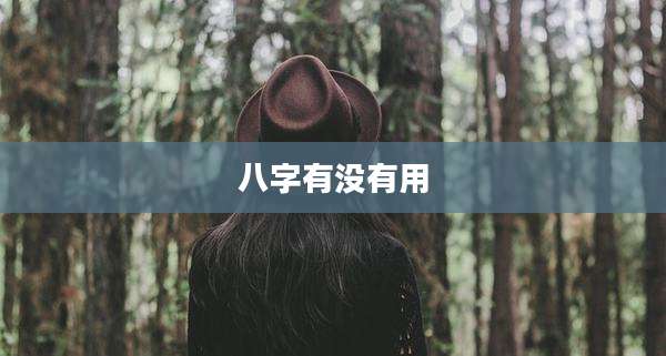 八字有没有用