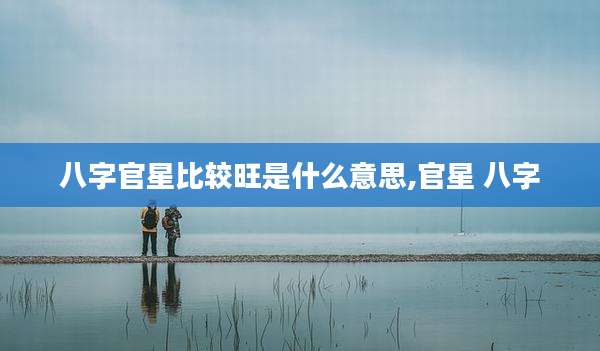 八字官星比较旺是什么意思,官星 八字