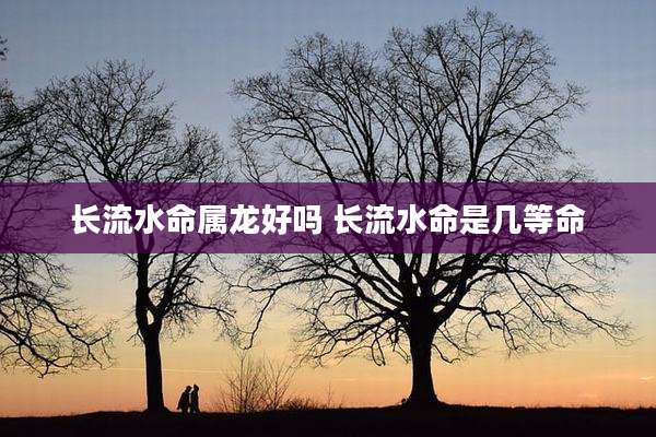 长流水命属龙好吗 长流水命是几等命
