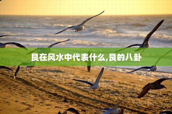 艮在风水中代表什么,艮的八卦