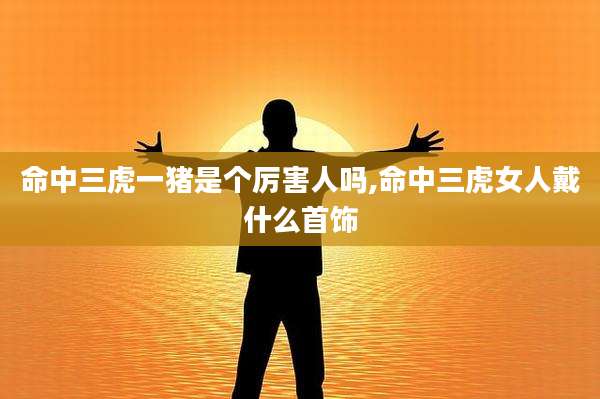 命中三虎一猪是个厉害人吗,命中三虎女人戴什么首饰