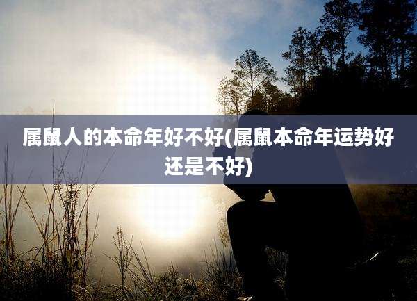 属鼠人的本命年好不好(属鼠本命年运势好还是不好)