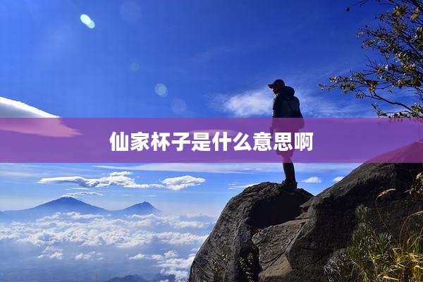 仙家杯子是什么意思啊