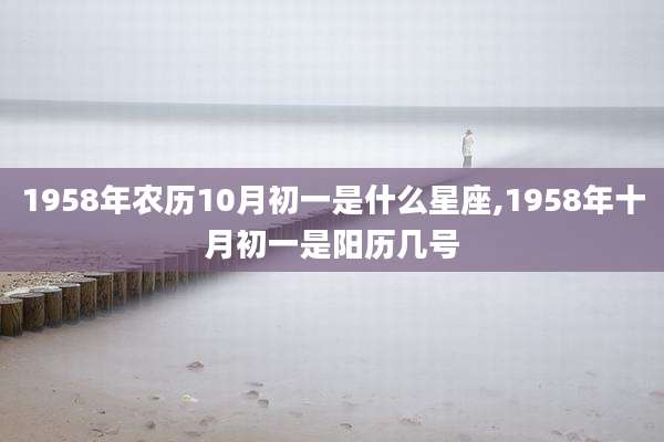 1958年农历10月初一是什么星座,1958年十月初一是阳历几号