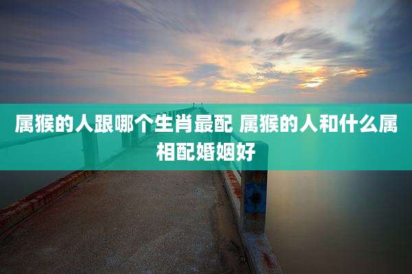 属猴的人跟哪个生肖最配 属猴的人和什么属相配婚姻好