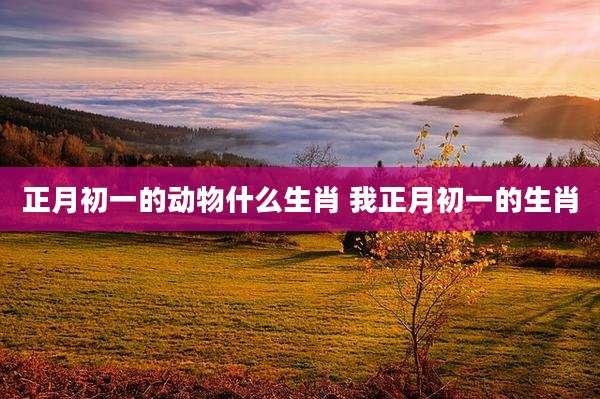 正月初一的动物什么生肖 我正月初一的生肖