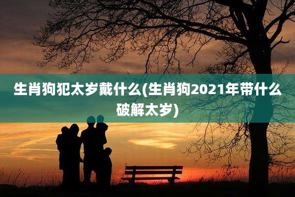 生肖狗犯太岁戴什么(生肖狗2021年带什么破解太岁)