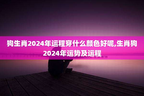 狗生肖2024年运程穿什么颜色好呢,生肖狗2024年运势及运程