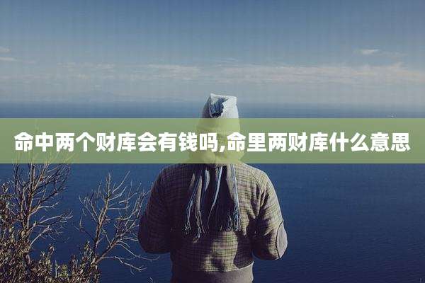 命中两个财库会有钱吗,命里两财库什么意思