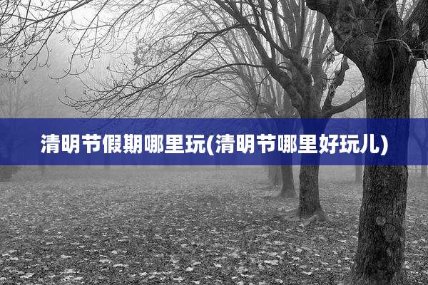 清明节假期哪里玩(清明节哪里好玩儿)