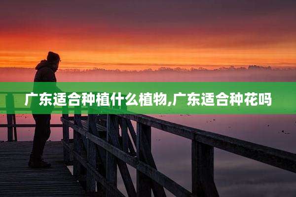 广东适合种植什么植物,广东适合种花吗
