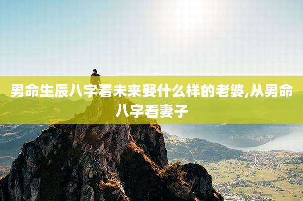 男命生辰八字看未来娶什么样的老婆,从男命八字看妻子