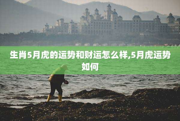 生肖5月虎的运势和财运怎么样,5月虎运势如何