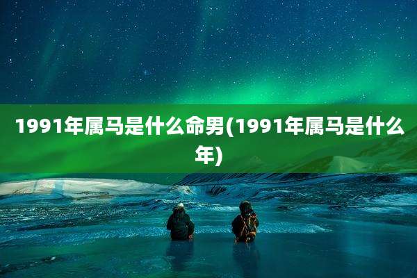 1991年属马是什么命男(1991年属马是什么年)
