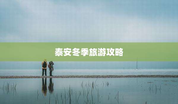 泰安冬季旅游攻略