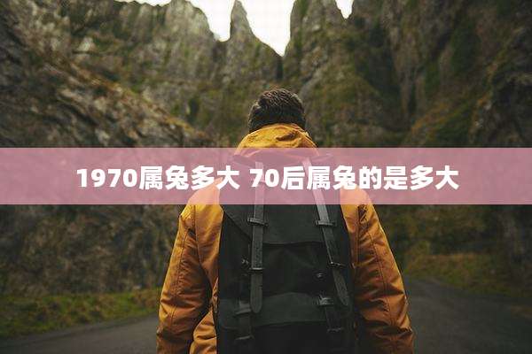 1970属兔多大 70后属兔的是多大