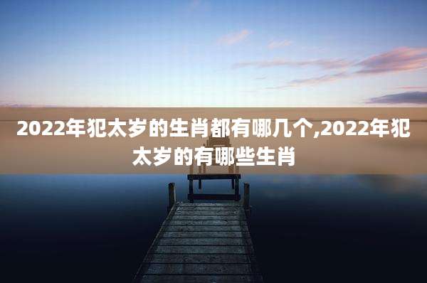 2022年犯太岁的生肖都有哪几个,2022年犯太岁的有哪些生肖