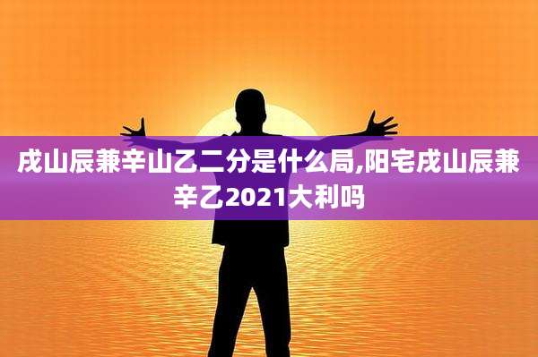 戌山辰兼辛山乙二分是什么局,阳宅戌山辰兼辛乙2021大利吗