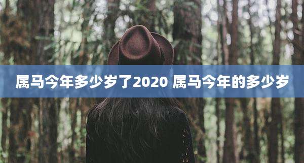 属马今年多少岁了2020 属马今年的多少岁