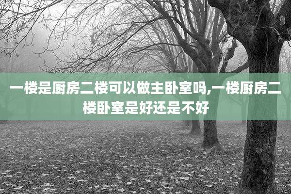 一楼是厨房二楼可以做主卧室吗,一楼厨房二楼卧室是好还是不好