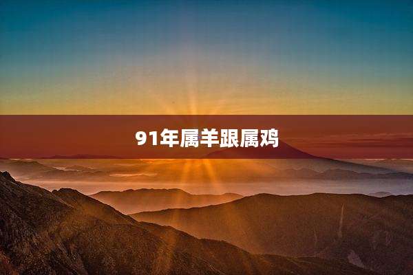 91年属羊跟属鸡