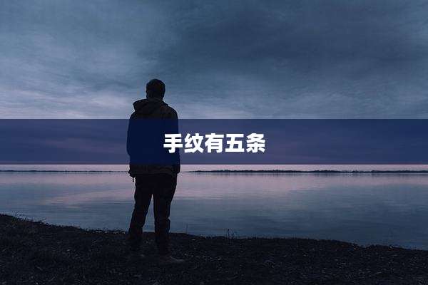 手纹有五条