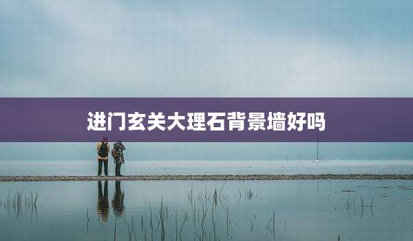 进门玄关大理石背景墙好吗