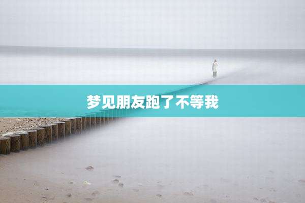梦见朋友跑了不等我