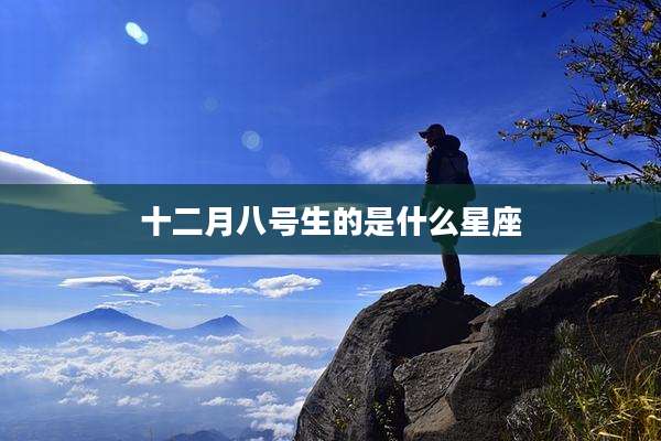 十二月八号生的是什么星座