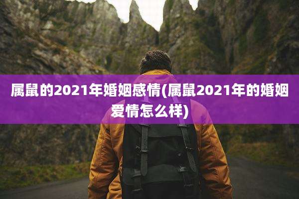属鼠的2021年婚姻感情(属鼠2021年的婚姻爱情怎么样)