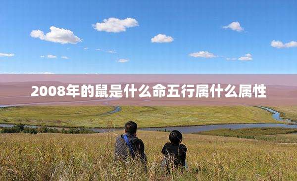 2008年的鼠是什么命五行属什么属性