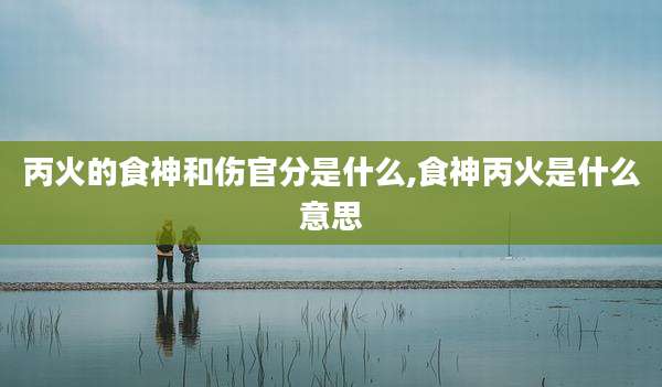 丙火的食神和伤官分是什么,食神丙火是什么意思