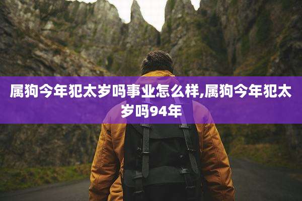 属狗今年犯太岁吗事业怎么样,属狗今年犯太岁吗94年
