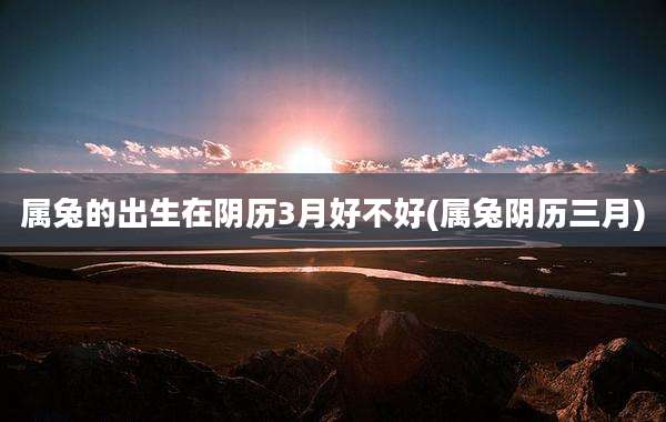 属兔的出生在阴历3月好不好(属兔阴历三月)