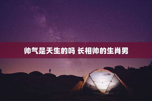 帅气是天生的吗 长相帅的生肖男