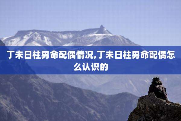 丁未日柱男命配偶情况,丁未日柱男命配偶怎么认识的