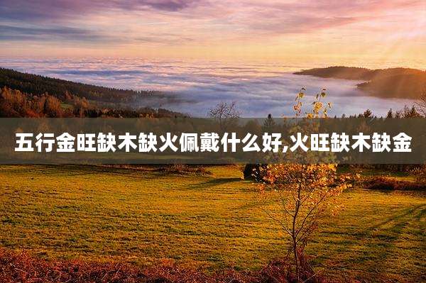 五行金旺缺木缺火佩戴什么好,火旺缺木缺金