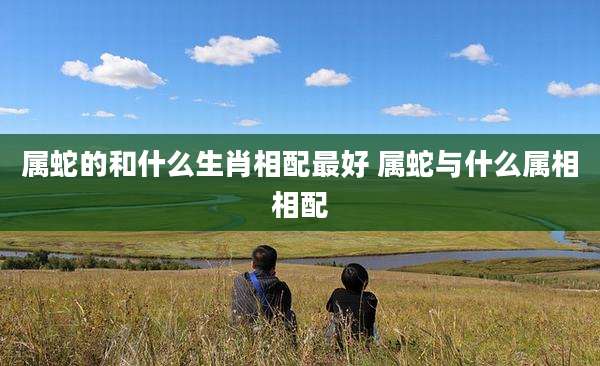 属蛇的和什么生肖相配最好 属蛇与什么属相相配
