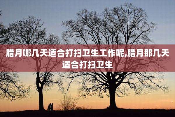 腊月哪几天适合打扫卫生工作呢,腊月那几天适合打扫卫生